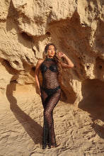 Load image into Gallery viewer, EXCLUSIVE DESIGN: GOLDEN HOUR SEQUIN MAXI DRESS (BLACK)