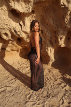 Load image into Gallery viewer, EXCLUSIVE DESIGN: GOLDEN HOUR SEQUIN MAXI DRESS (BLACK)