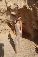 Load image into Gallery viewer, EXCLUSIVE DESIGN: GOLDEN HOUR SEQUIN MAXI DRESS (GOLD)