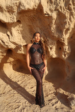 Load image into Gallery viewer, EXCLUSIVE DESIGN: GOLDEN HOUR SEQUIN MAXI DRESS (BLACK)