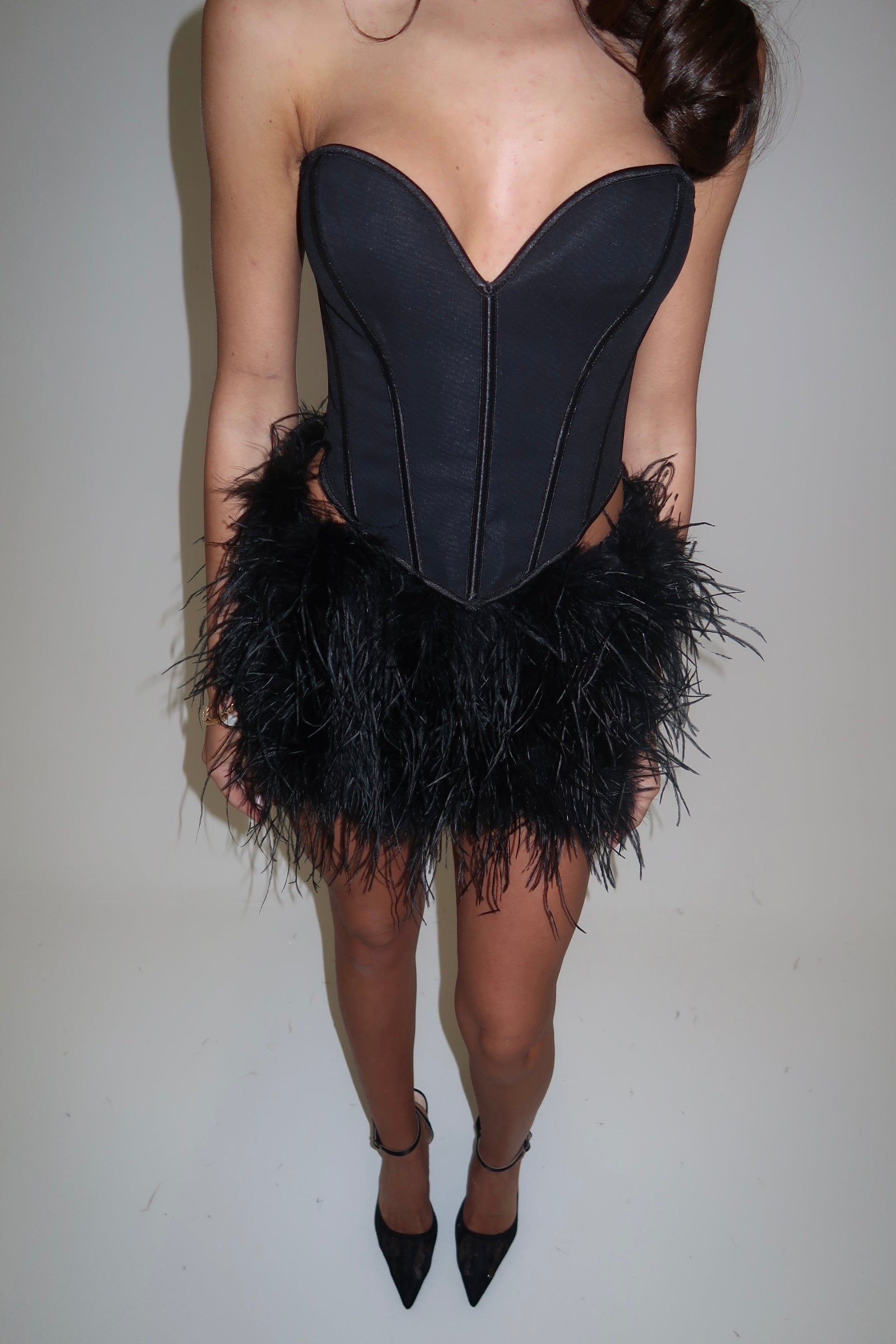 LAYLA CORSET TOP | BLACK