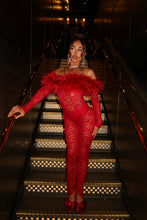 Load image into Gallery viewer, EXCLUSIVE DESIGN: CLAUDIA JUMPSUIT (RED)
