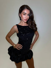 Load image into Gallery viewer, AMIRA SEQUIN PLAYSUIT | BLACK
