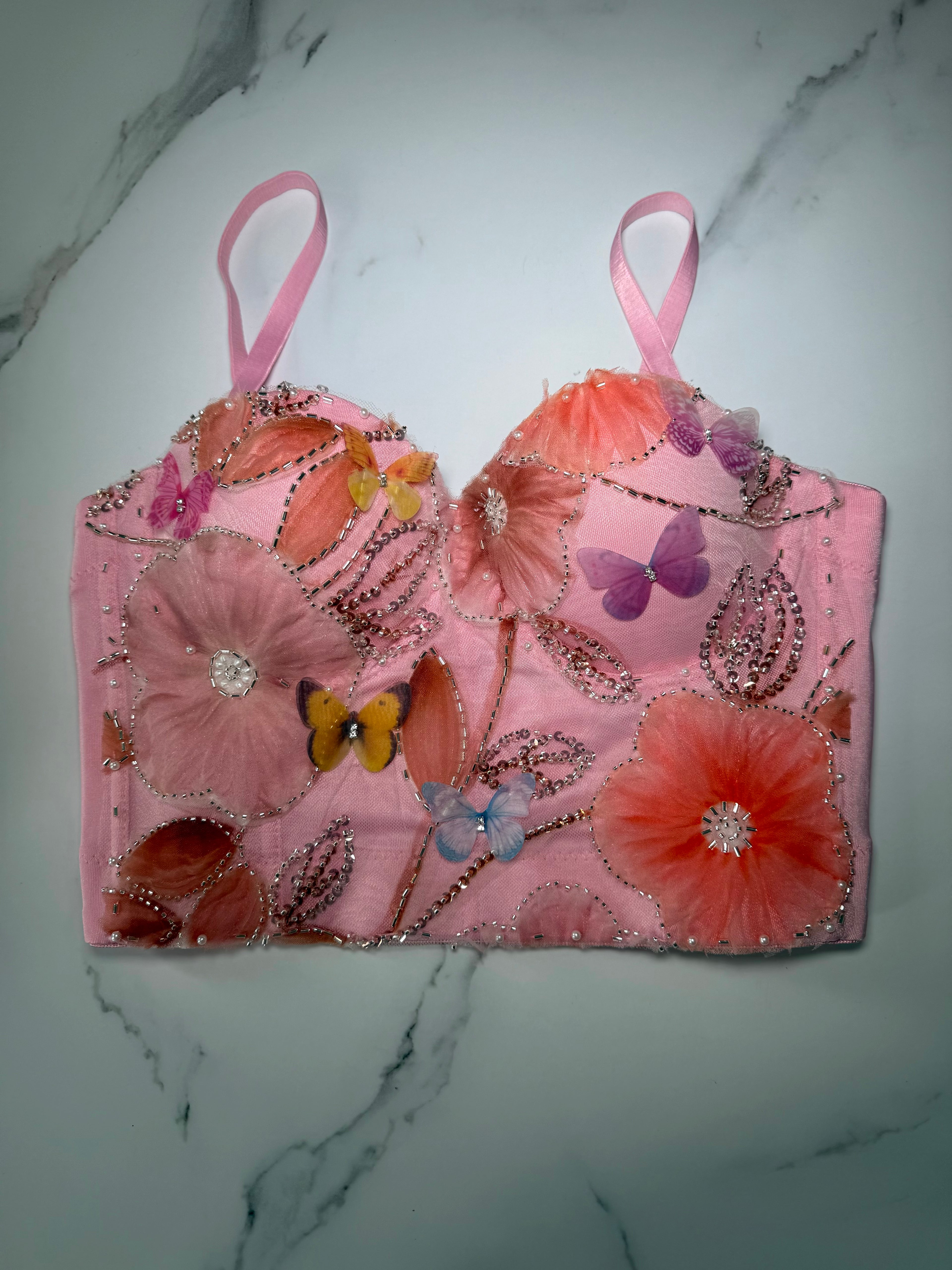 GRACIE CROP TOP (PINK)