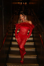 Load image into Gallery viewer, EXCLUSIVE DESIGN: CLAUDIA JUMPSUIT (RED)
