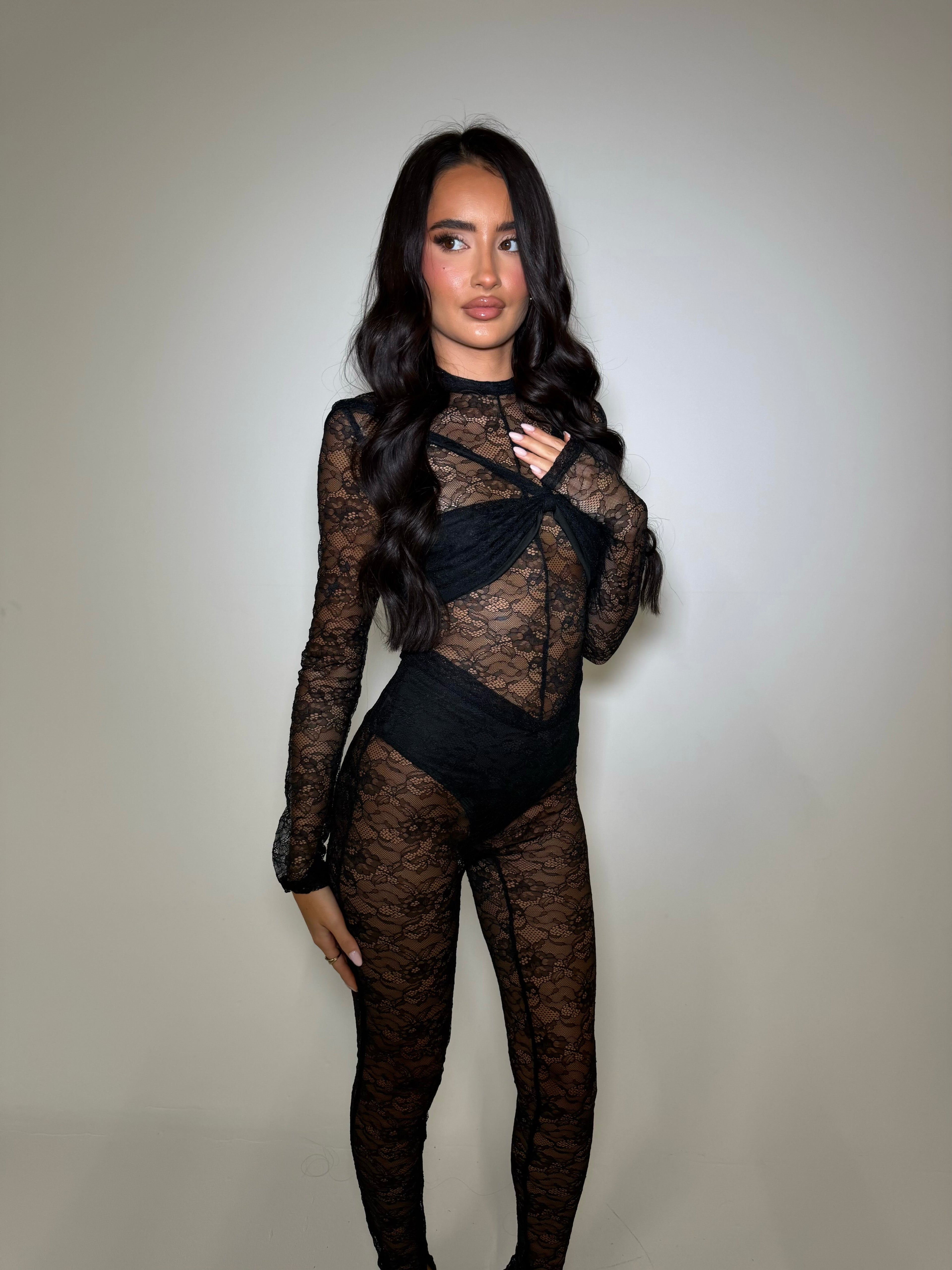 YASMIN LACE JUMPSUIT