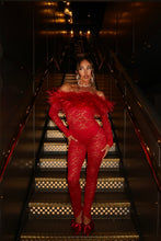 Load image into Gallery viewer, EXCLUSIVE DESIGN: CLAUDIA JUMPSUIT (RED)
