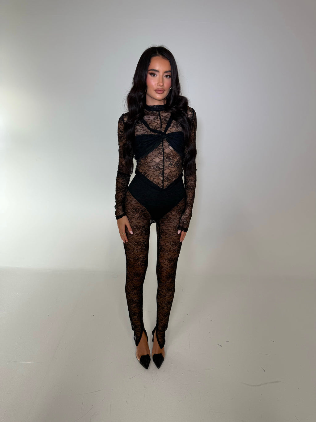 YASMIN LACE JUMPSUIT