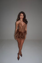 Load image into Gallery viewer, LAYLA CORSET TOP | CHOCOLATE
