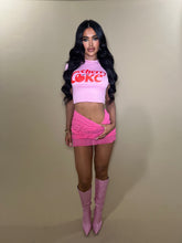 Load image into Gallery viewer, COCA CROP TOP (PINK)
