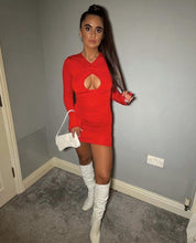 Load image into Gallery viewer, RUBY RED DRESS
